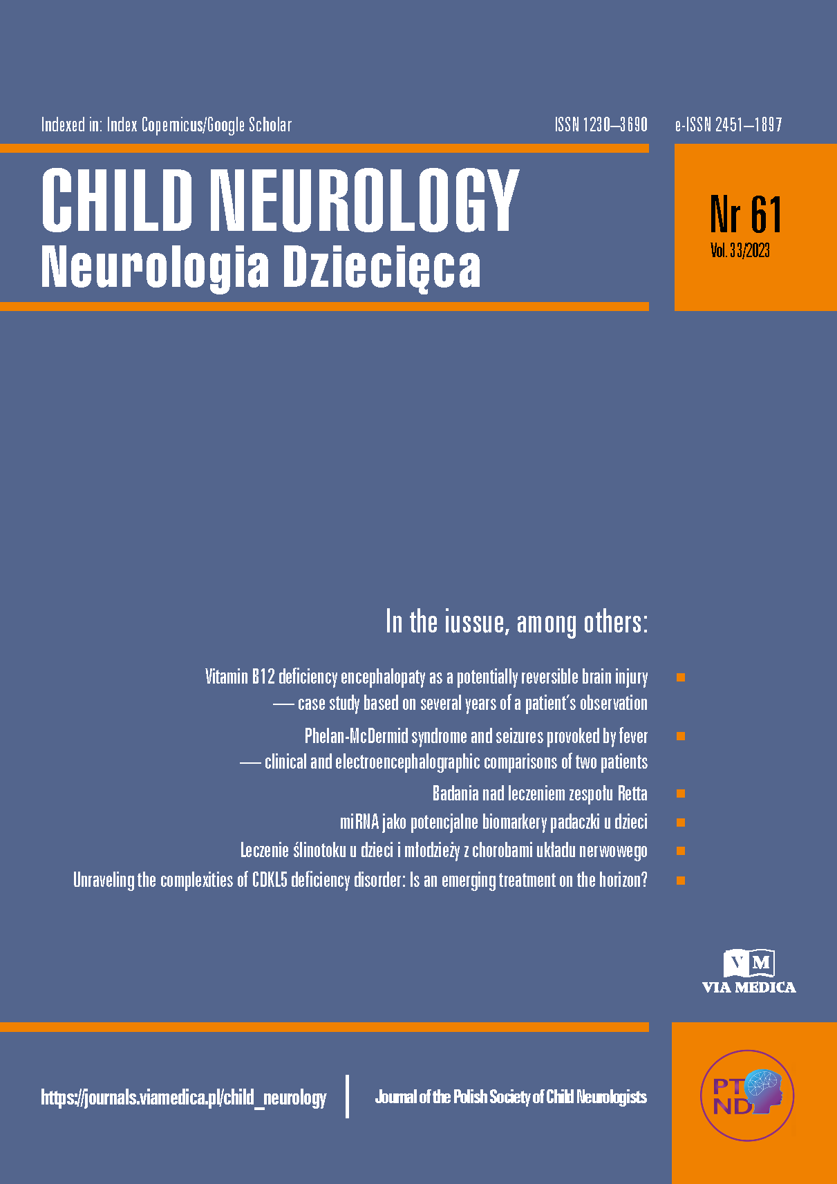 Child Neurology - Neurologia Dziecięca